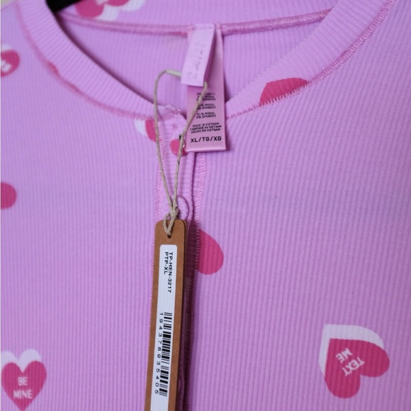 NWT Skims Valentine’s Day Soft Lounge Henley XL - Picture 5 of 6